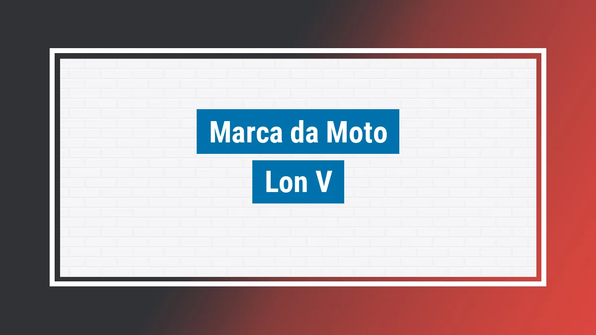 Imagem ilustrativa motos Lon-v