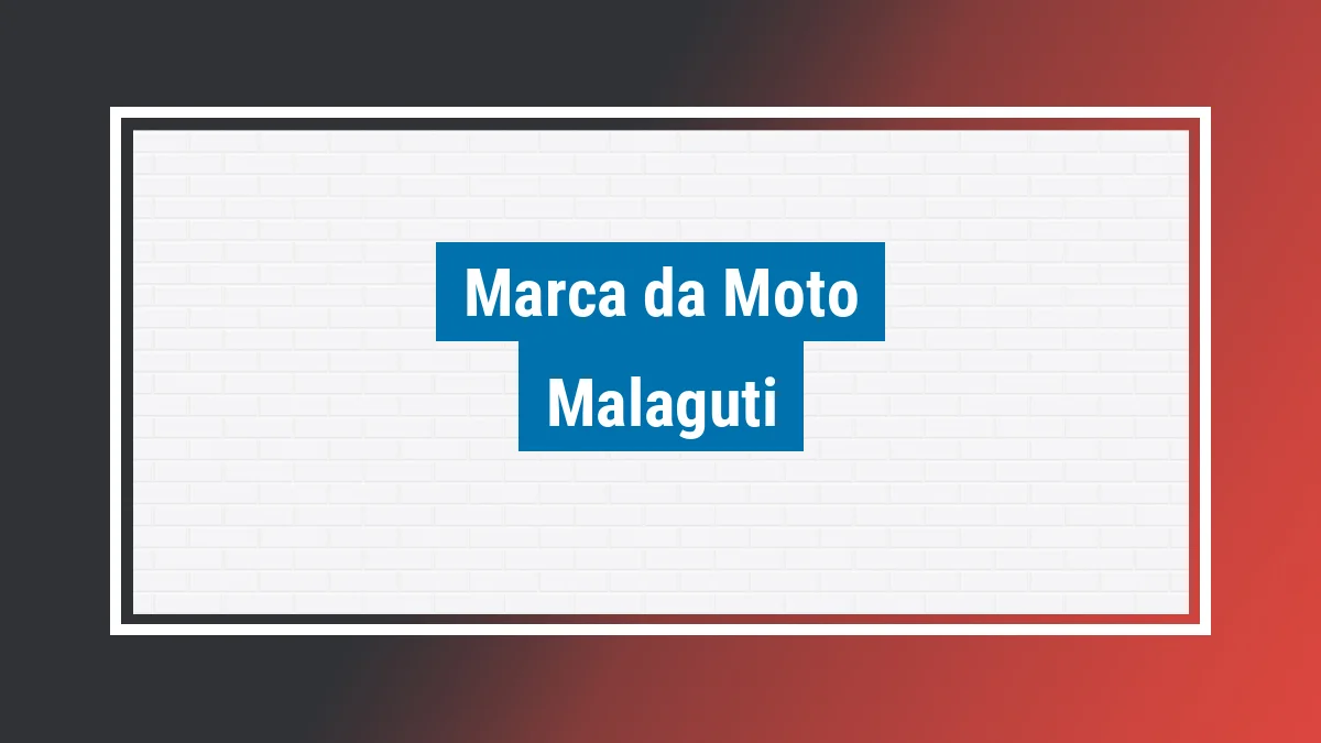 Imagem ilustrativa motos Malaguti