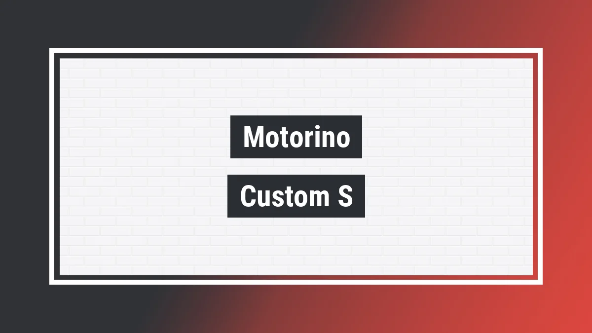 Imagem ilustrativa modelo Custom S 150cc Motorino