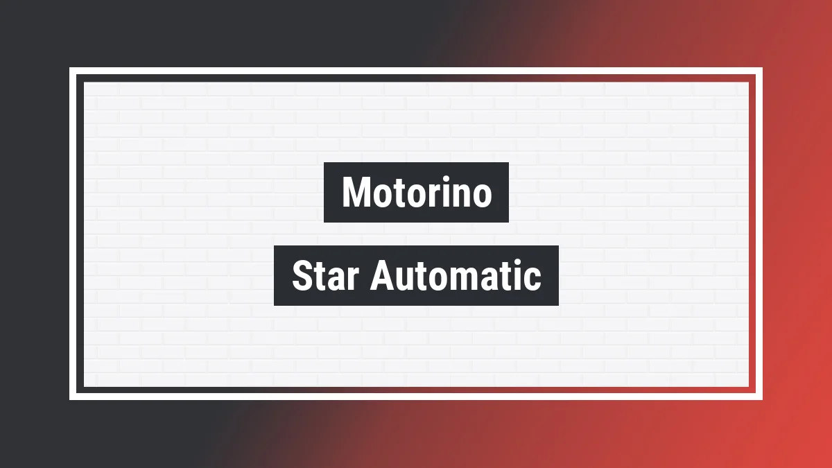 Imagem ilustrativa modelo Star Automatic 125cc Motorino