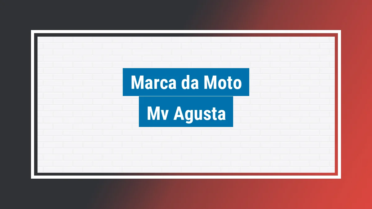 Imagem ilustrativa motos Mv Agusta
