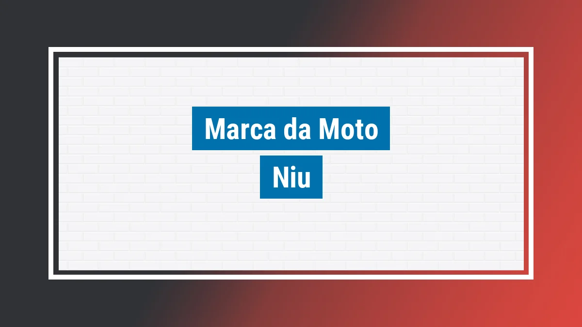 Imagem ilustrativa motos Niu
