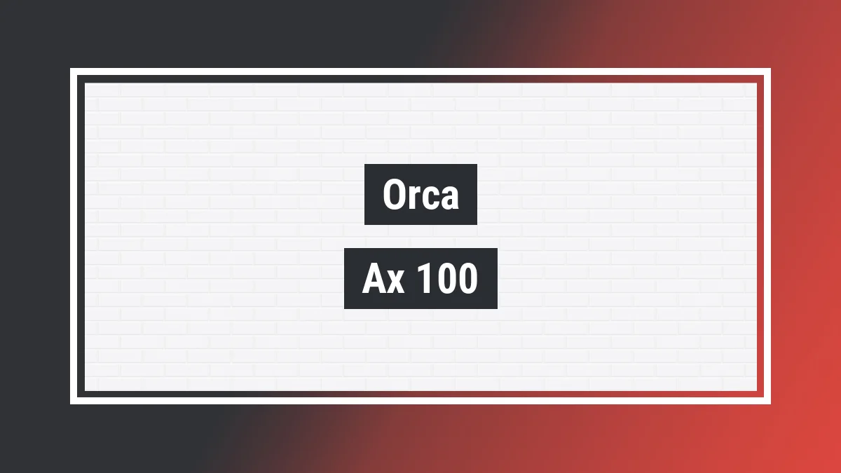 Imagem ilustrativa modelo Ax 100 Orca