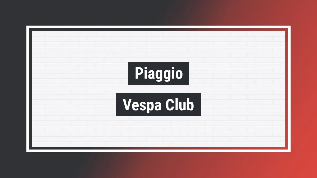 Imagem ilustrativa modelo Vespa Club Zx 125 Piaggio