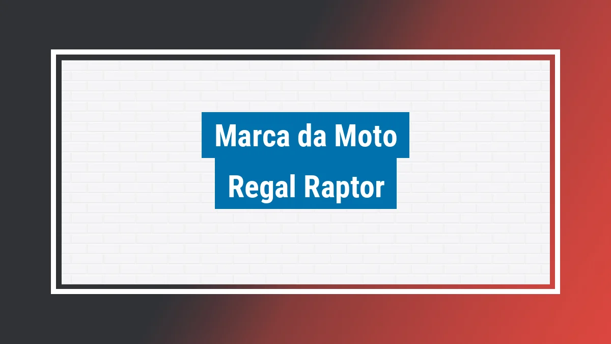 Imagem ilustrativa motos Regal Raptor