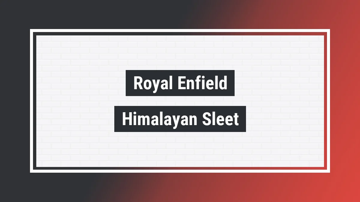 Imagem ilustrativa modelo Himalayan Sleet 411 Efi Royal Enfield