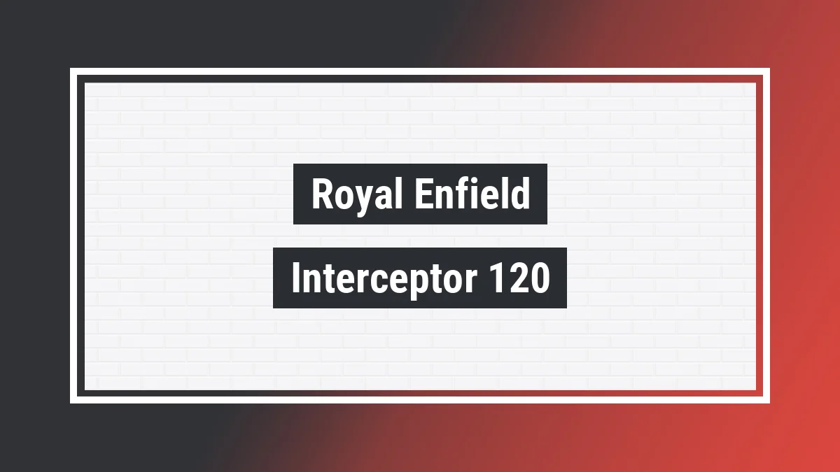Imagem ilustrativa modelo Interceptor 120 Year Edition 650cc Abs Royal Enfield