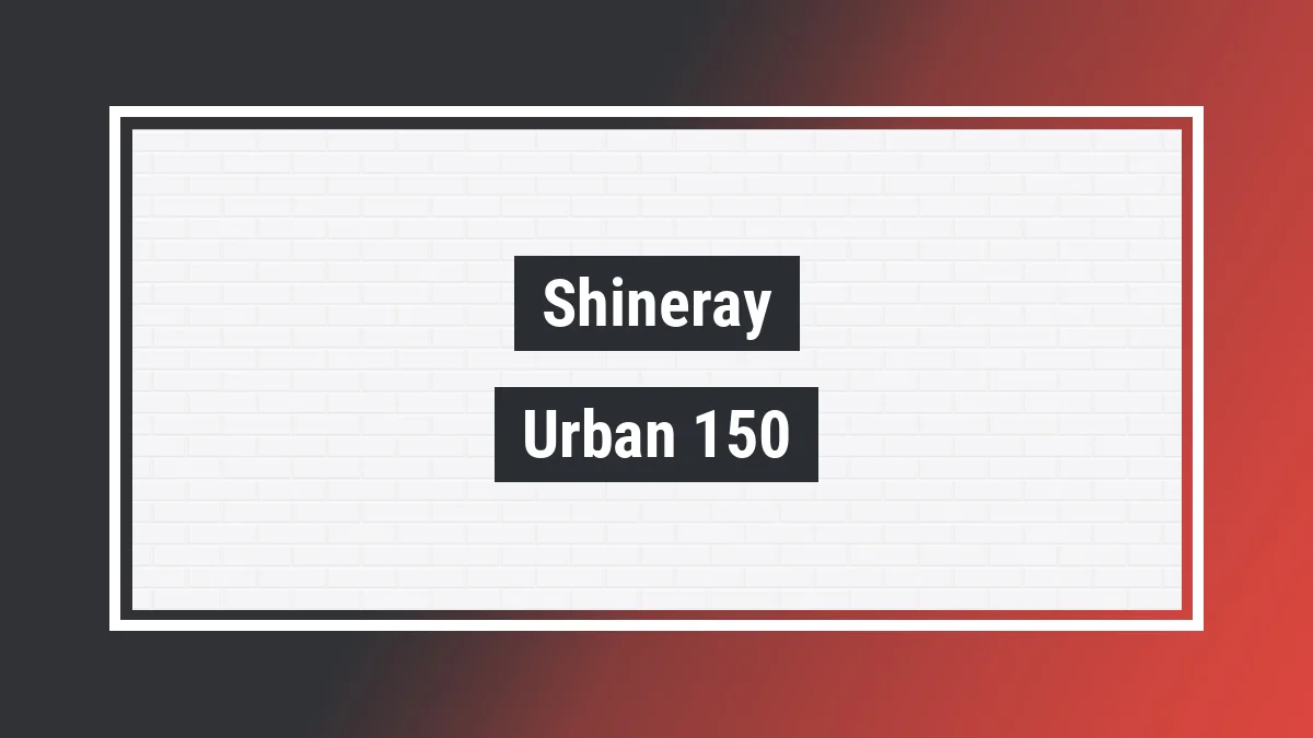 Imagem ilustrativa modelo Urban 150 Efi Shineray