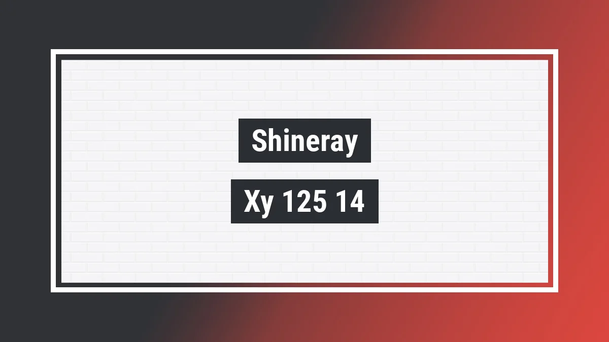 Imagem ilustrativa modelo Xy 125-14 Esd Shineray