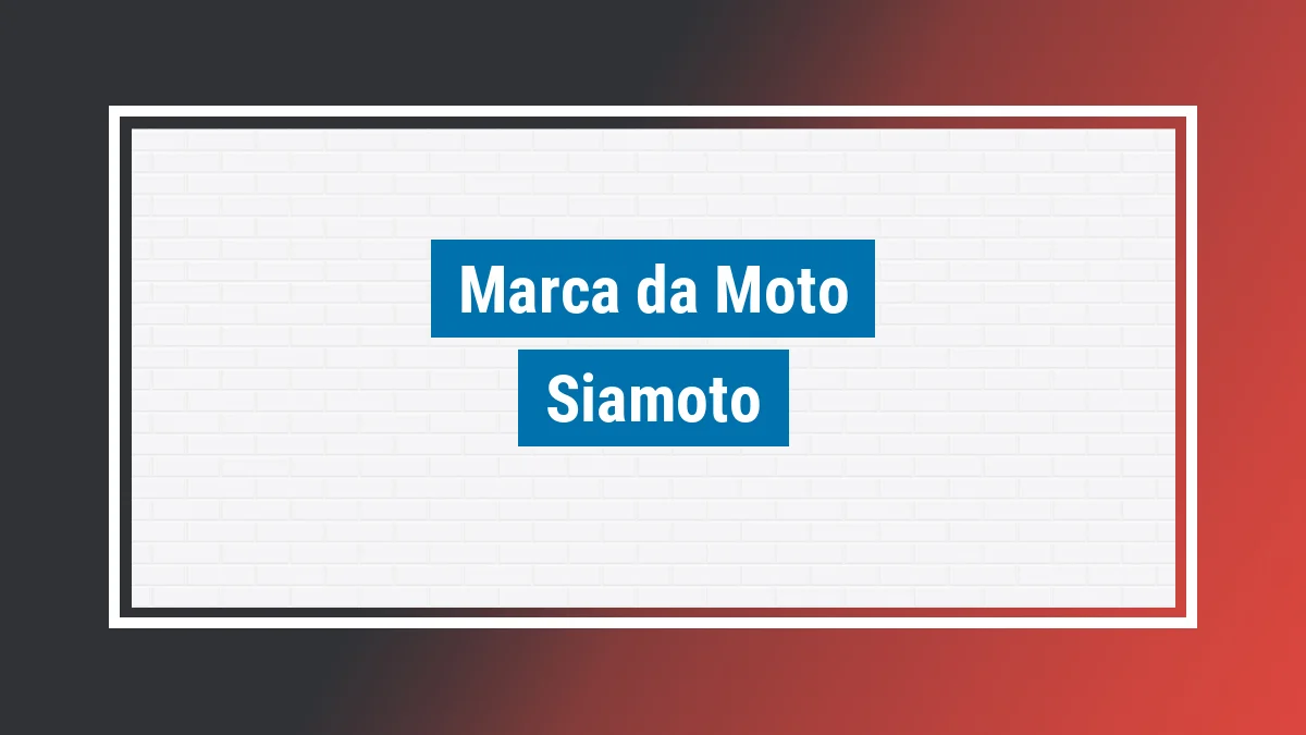 Imagem ilustrativa motos Siamoto