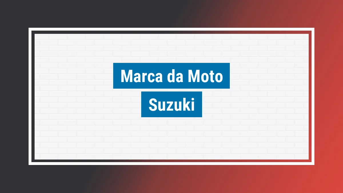 Imagem ilustrativa motos Suzuki