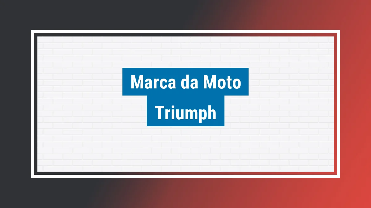 Imagem ilustrativa motos Triumph