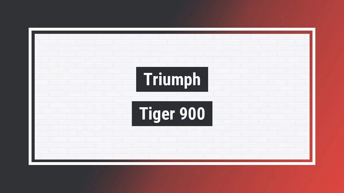 Imagem ilustrativa modelo Tiger 900 Rally Aragon Edition Triumph