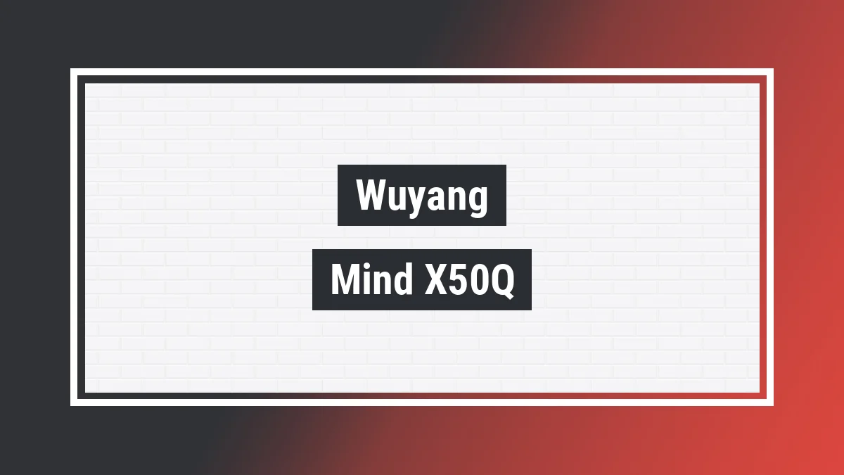 Imagem ilustrativa modelo Mind X50q Wuyang