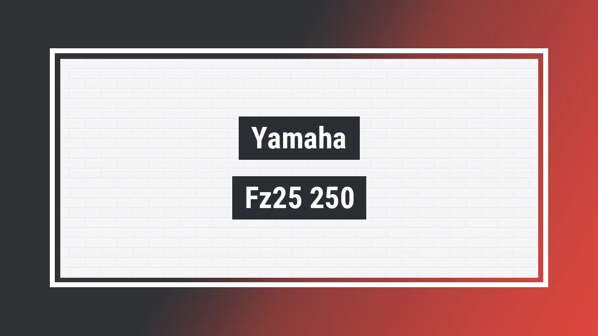 Imagem ilustrativa modelo Fz25 250 Fazer Pantera Negra Yamaha