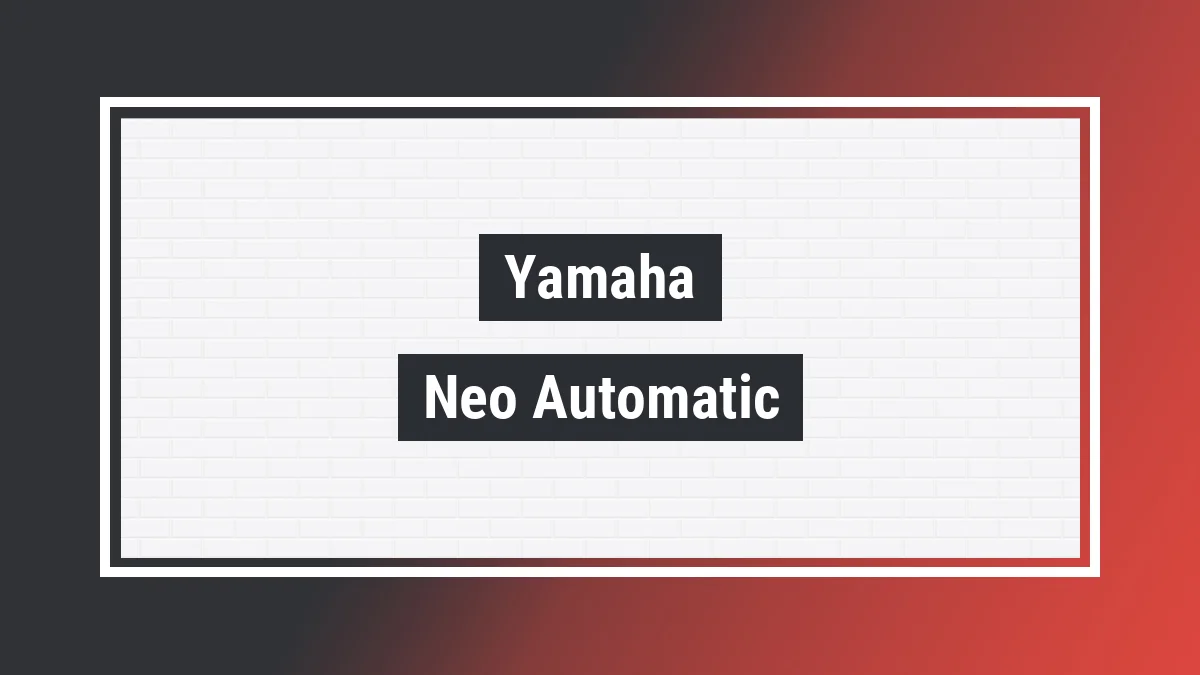 Imagem ilustrativa modelo Neo Automatic 115cc Yamaha