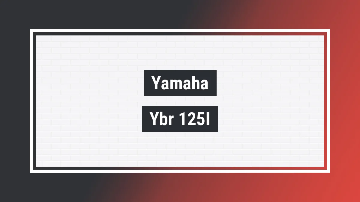 Imagem ilustrativa modelo Ybr 125i Factor Ed Yamaha
