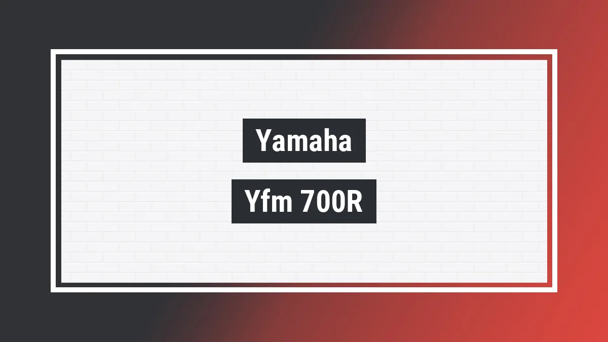 Imagem ilustrativa modelo Yfm 700r 686cc Yamaha