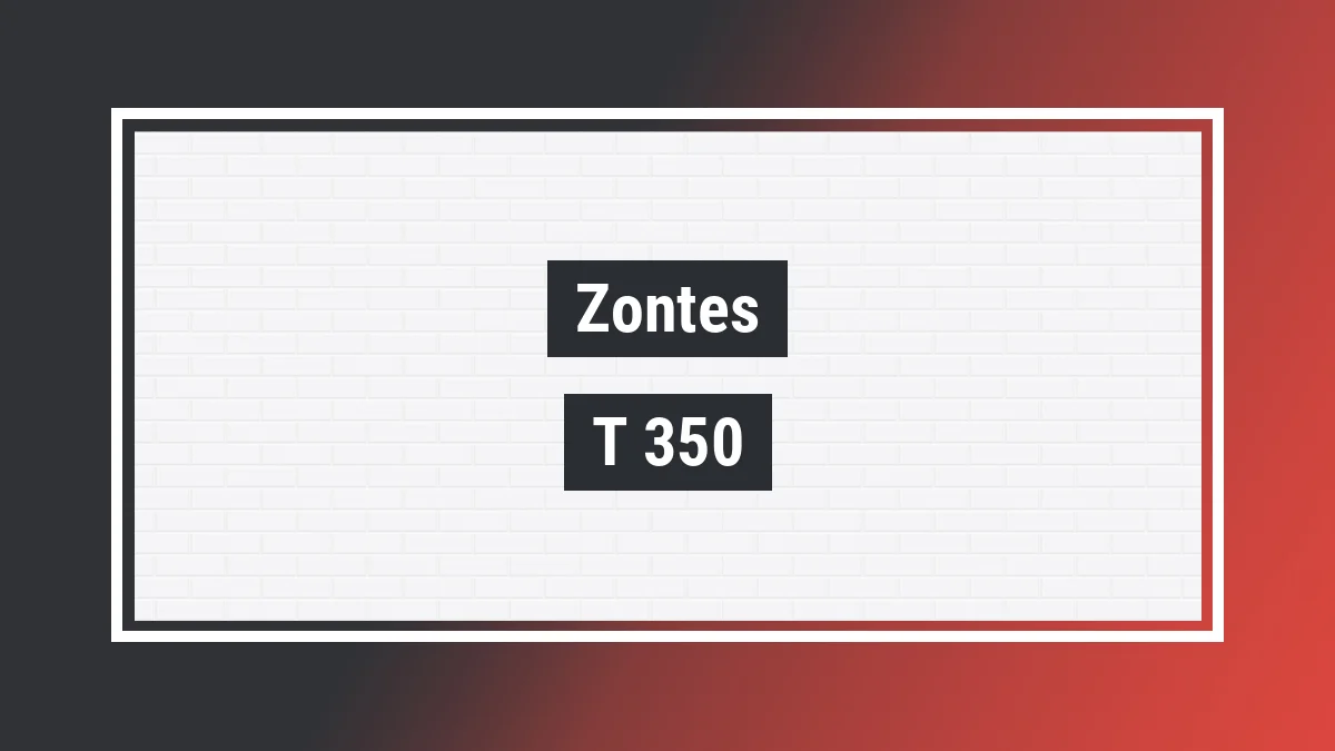 Imagem ilustrativa modelo T 350 Zontes