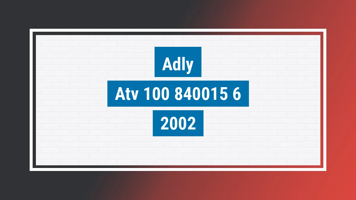 Imagem ilustrativa Adly Atv 100 2002