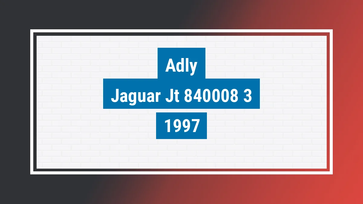 Imagem ilustrativa Adly Jaguar Jt 50 1997