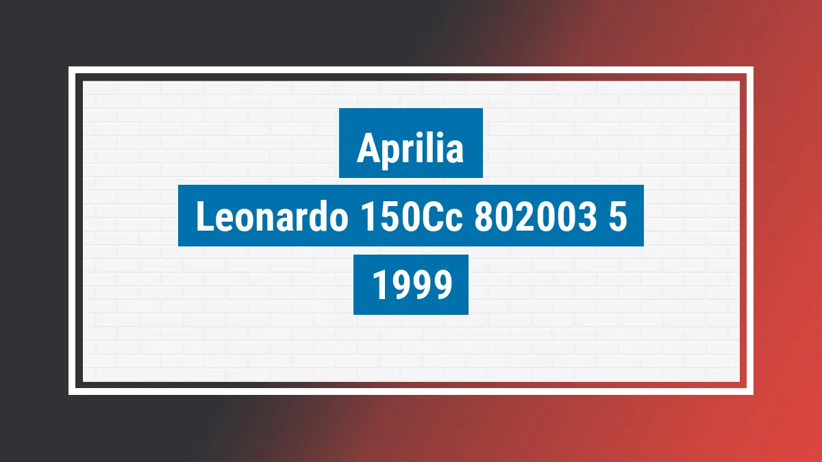 Imagem ilustrativa Aprilia Leonardo 150cc 1999