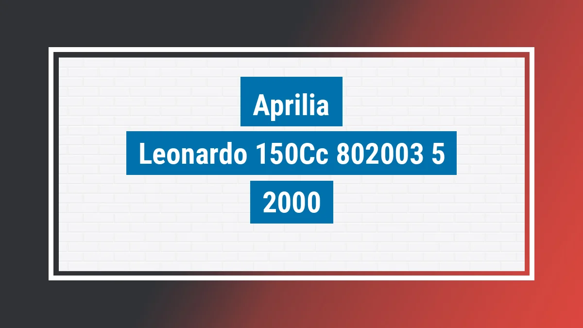 Imagem ilustrativa Aprilia Leonardo 150cc 2000