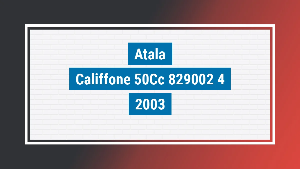Imagem ilustrativa Atala Califfone 50cc 2003
