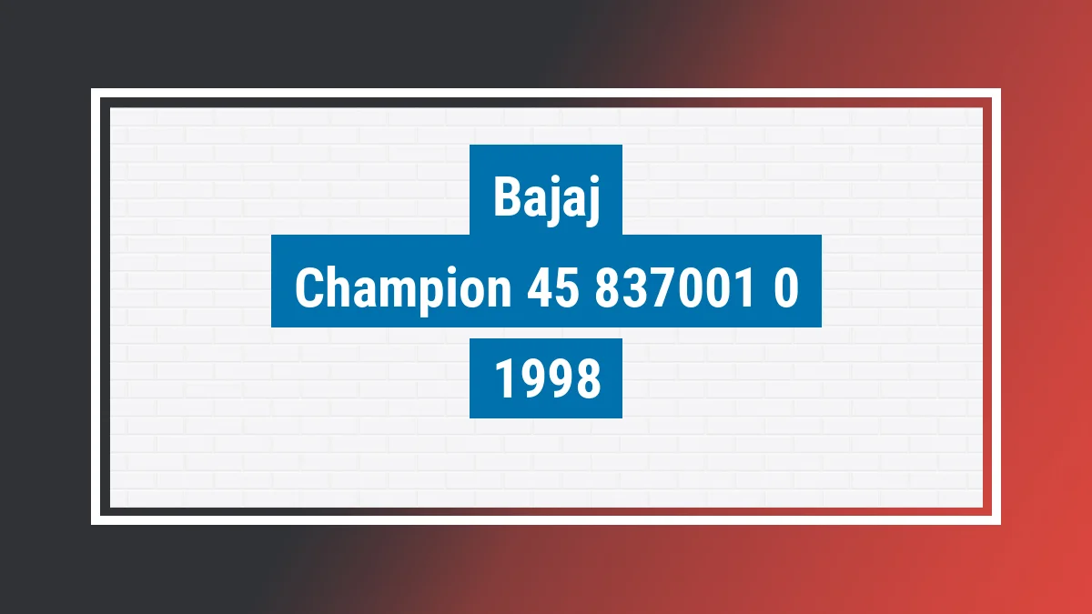 Imagem ilustrativa Bajaj Champion 45 100cc 1998
