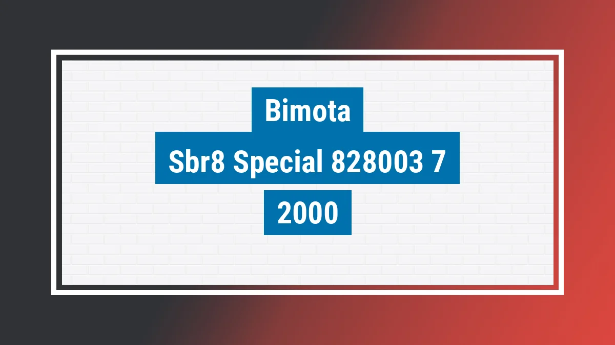 Imagem ilustrativa Bimota Sbr8 Special 996cc 2000