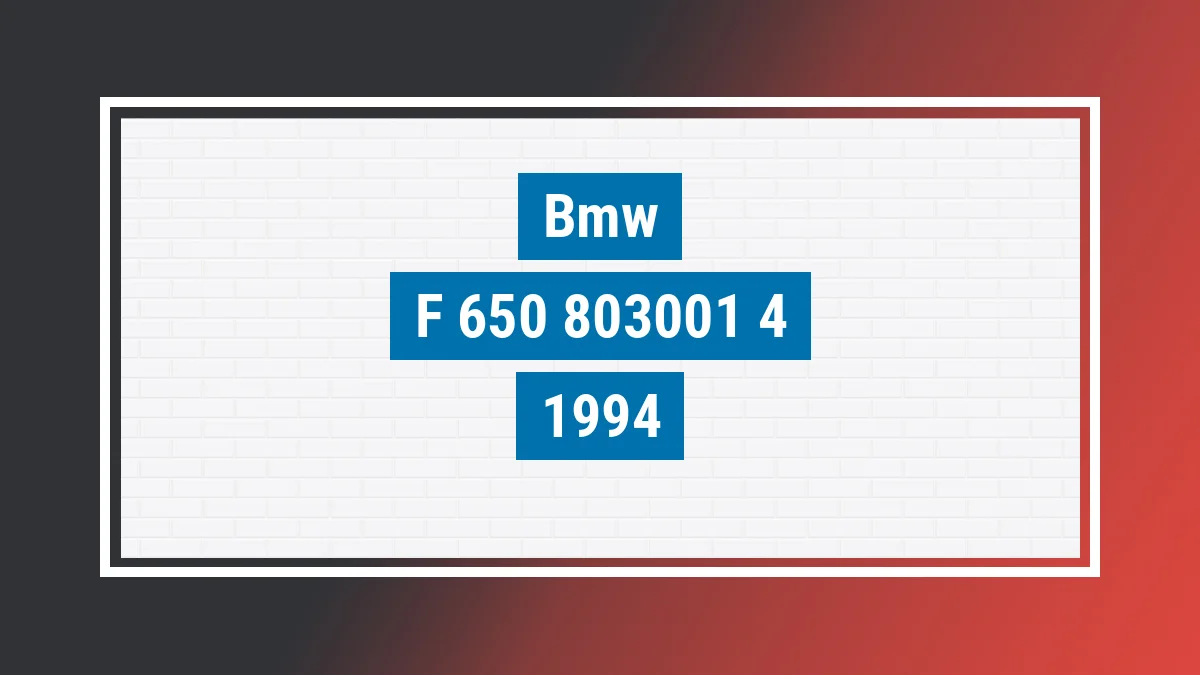 Imagem ilustrativa Bmw F 650 1994