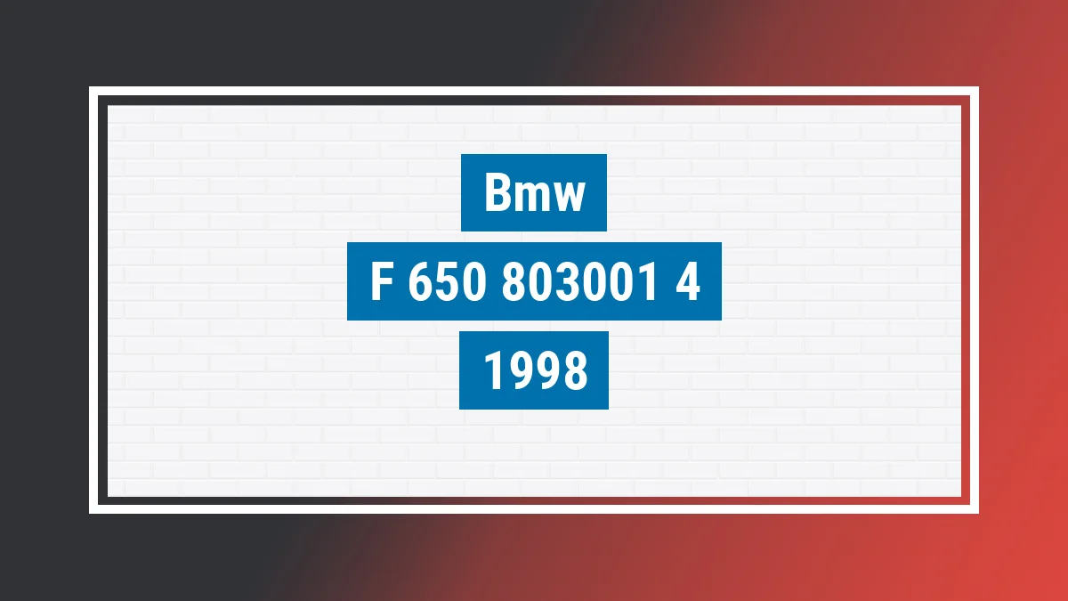 Imagem ilustrativa Bmw F 650 1998