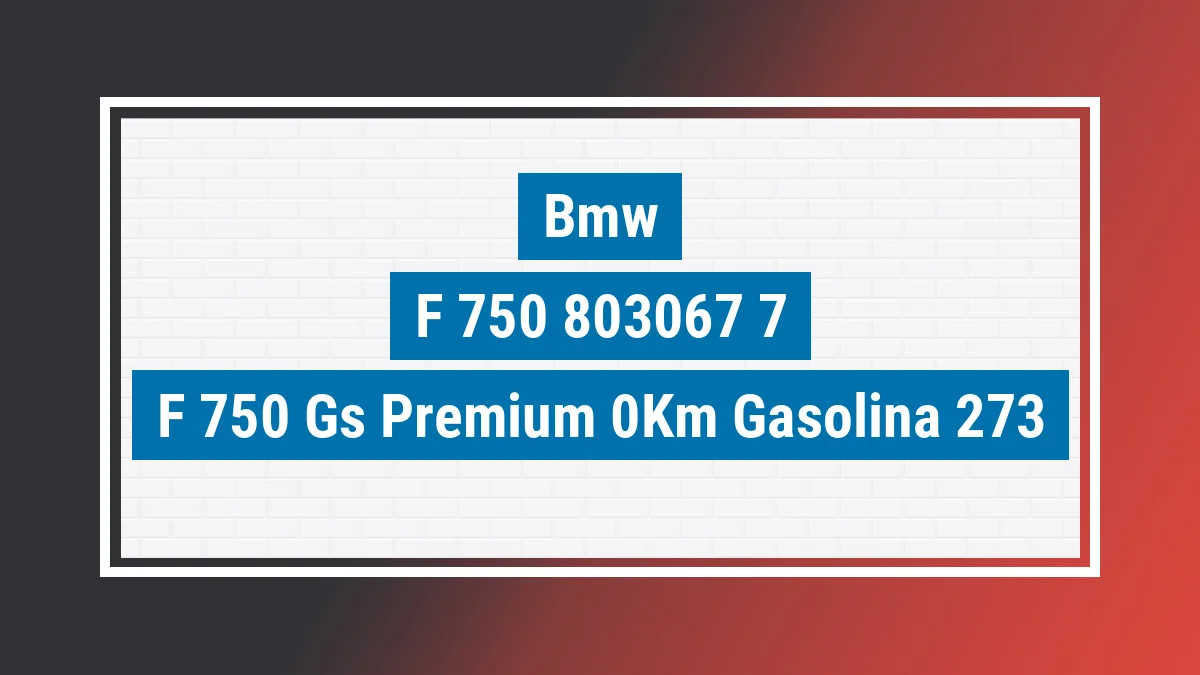 Imagem ilustrativa Bmw F 750 Gs Premium 0km