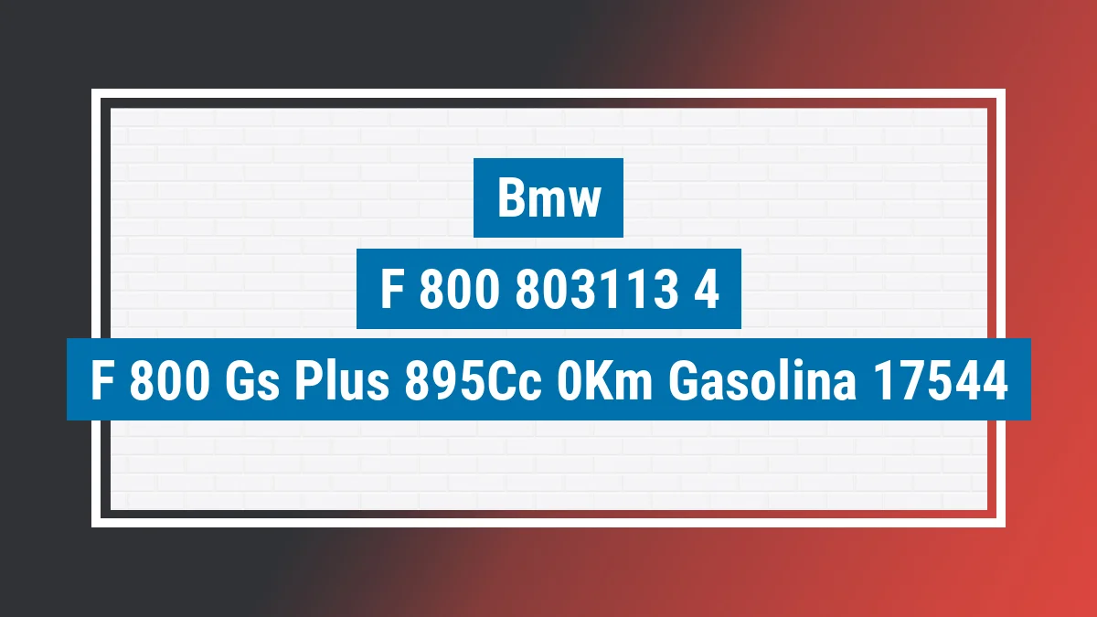 Imagem ilustrativa Bmw F 800 Gs Plus 895cc 0km