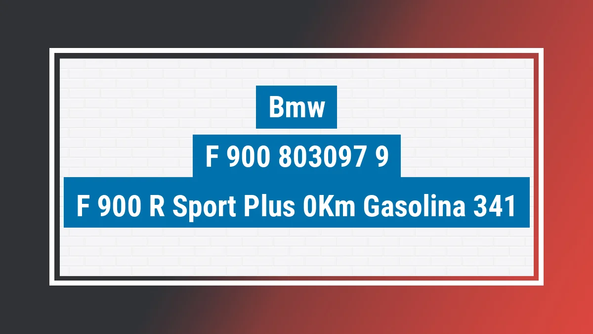 Imagem ilustrativa Bmw F 900 R Sport Plus 0km