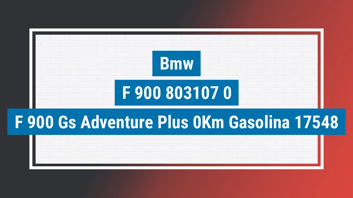 Imagem ilustrativa Bmw F 900 Gs Adventure Plus 0km