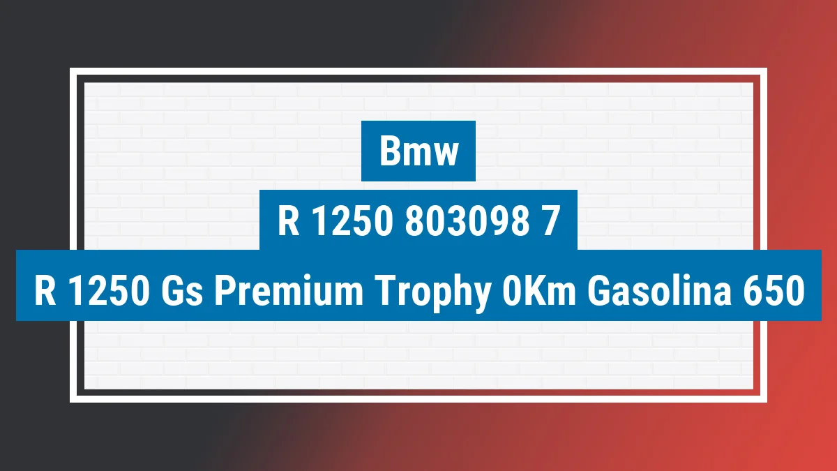 Imagem ilustrativa Bmw R 1250 Gs Premium Trophy 0km