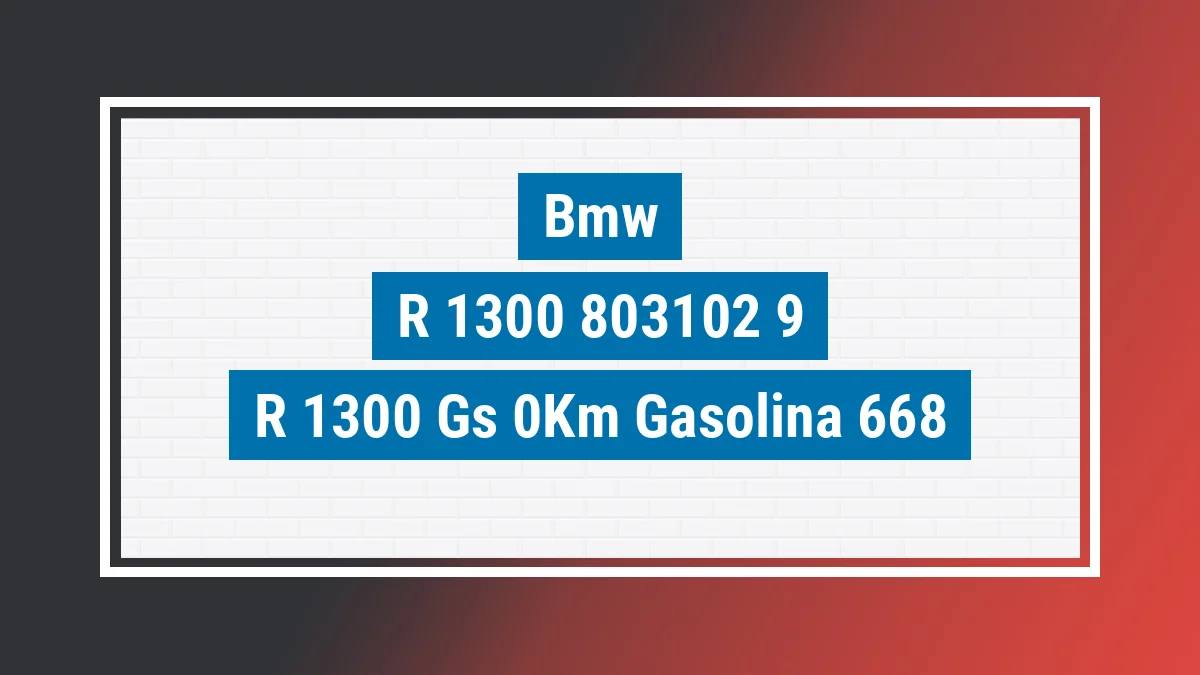Imagem ilustrativa Bmw R 1300 Gs 0km