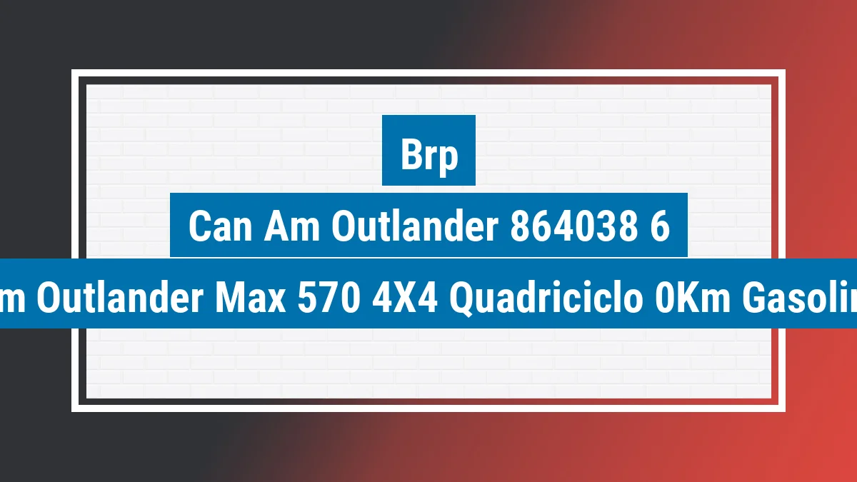 Imagem ilustrativa Brp Can-am Outlander Max 570 4x4 Quadriciclo 0km