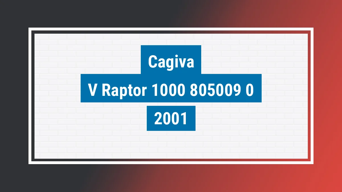 Imagem ilustrativa Cagiva V-raptor 1000 2001