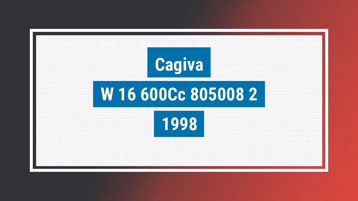 Imagem ilustrativa Cagiva W-16 600cc 1998