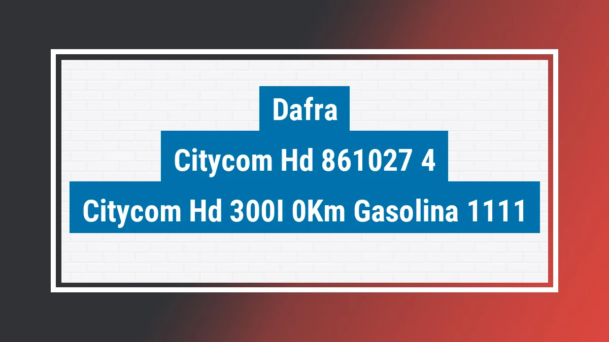 Imagem ilustrativa Dafra Citycom Hd 300i 0km