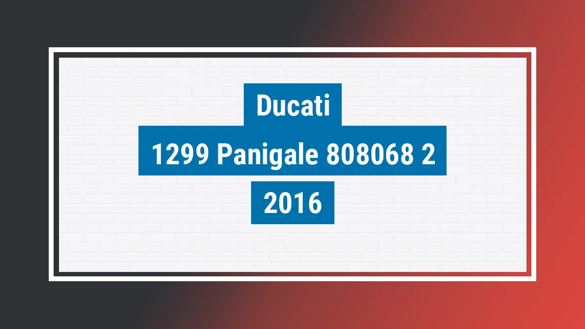 Imagem ilustrativa Ducati 1299 Panigale S 2016