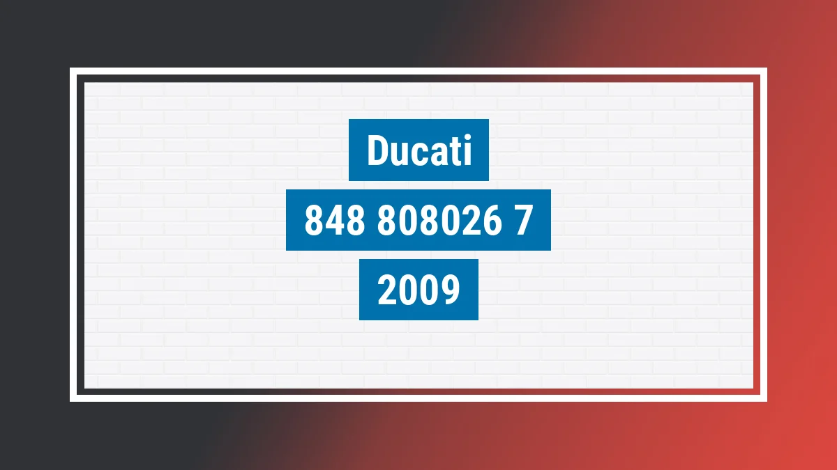Imagem ilustrativa Ducati 848 2009