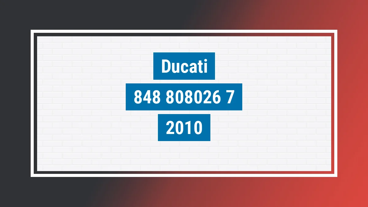 Imagem ilustrativa Ducati 848 2010