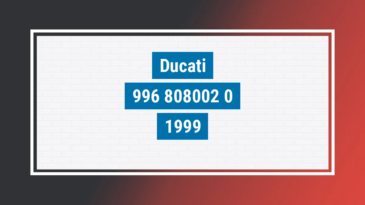 Imagem ilustrativa Ducati 996 1999