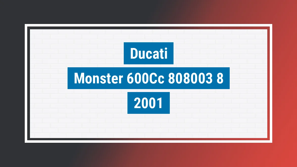 Imagem ilustrativa Ducati Monster 600cc 2001
