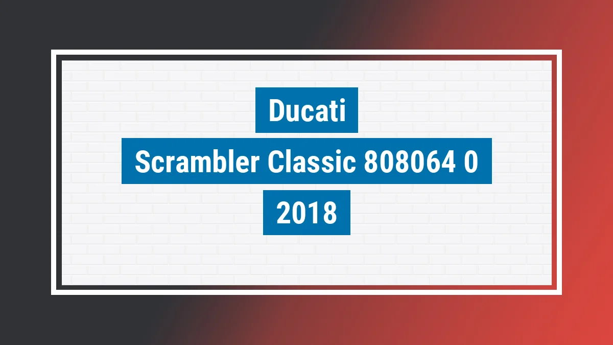 Imagem ilustrativa Ducati Scrambler Classic 800cc 2018