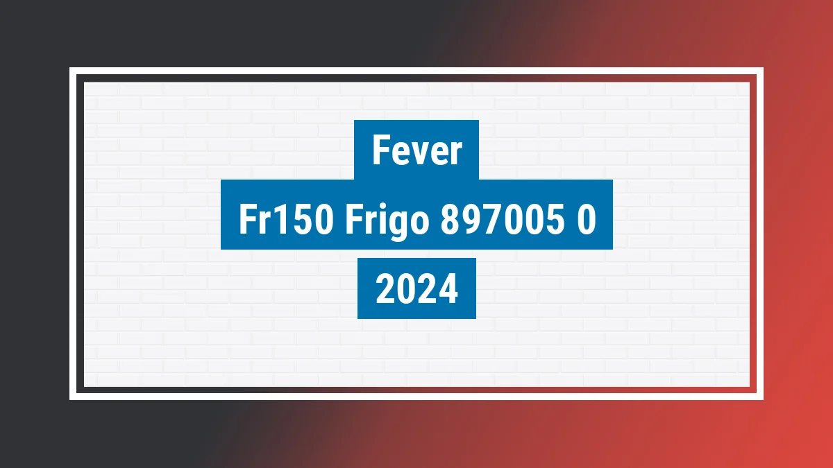 Imagem ilustrativa Fever Fr150 Frigo (elétrica) 2024