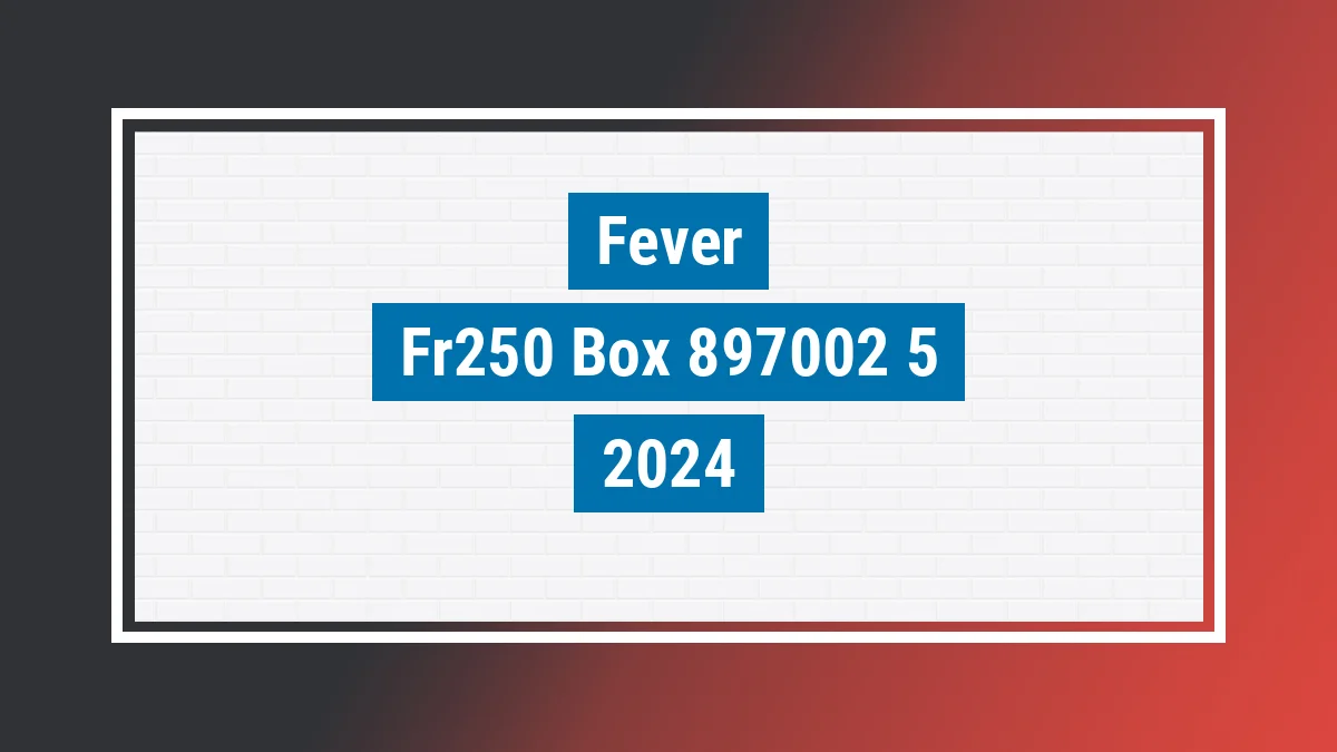 Imagem ilustrativa Fever Fr250 Box (elétrica) 2024